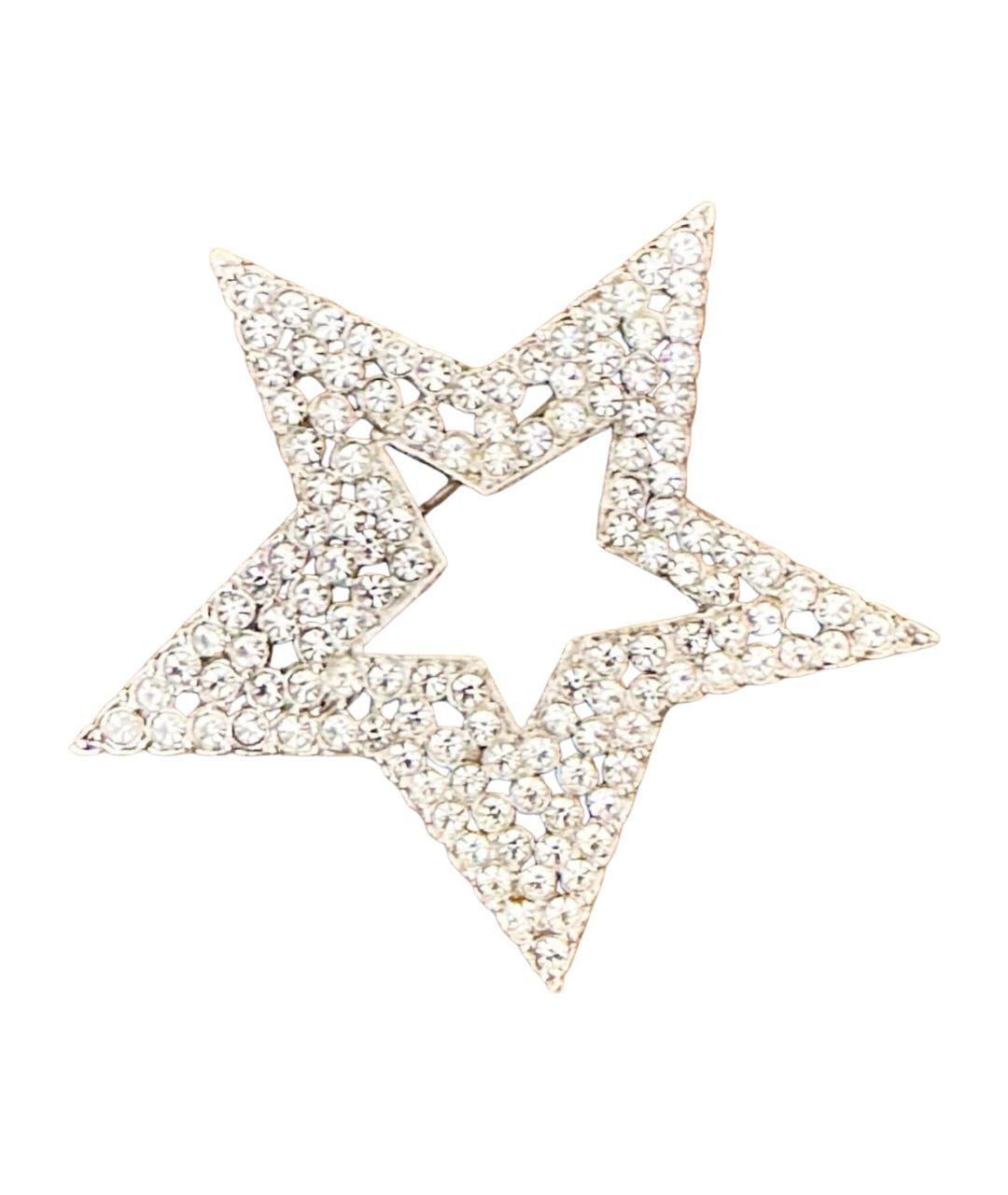 Sonya Rykiel Серебряная металлическая булавка / брошь, фото 1