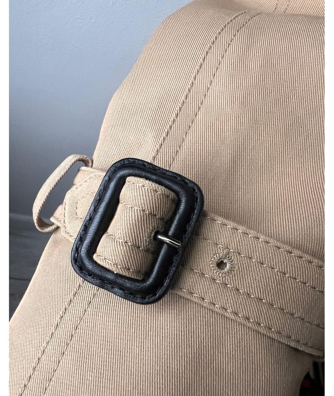 BURBERRY Коричневый хлопковый тренч/плащ, фото 5