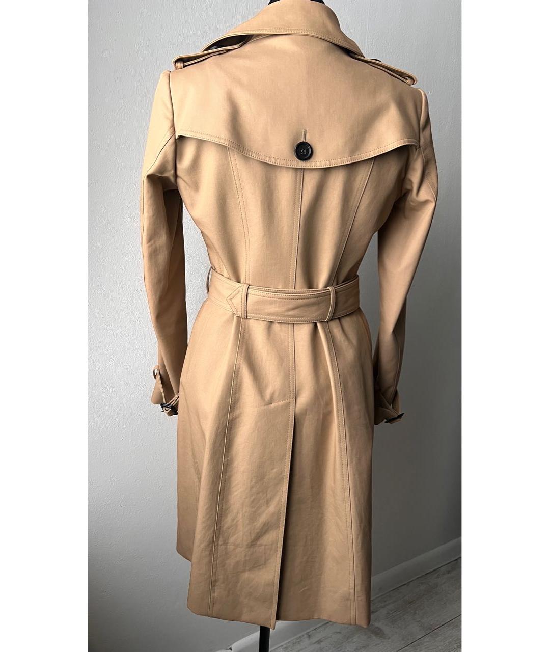 BURBERRY Коричневый хлопковый тренч/плащ, фото 2