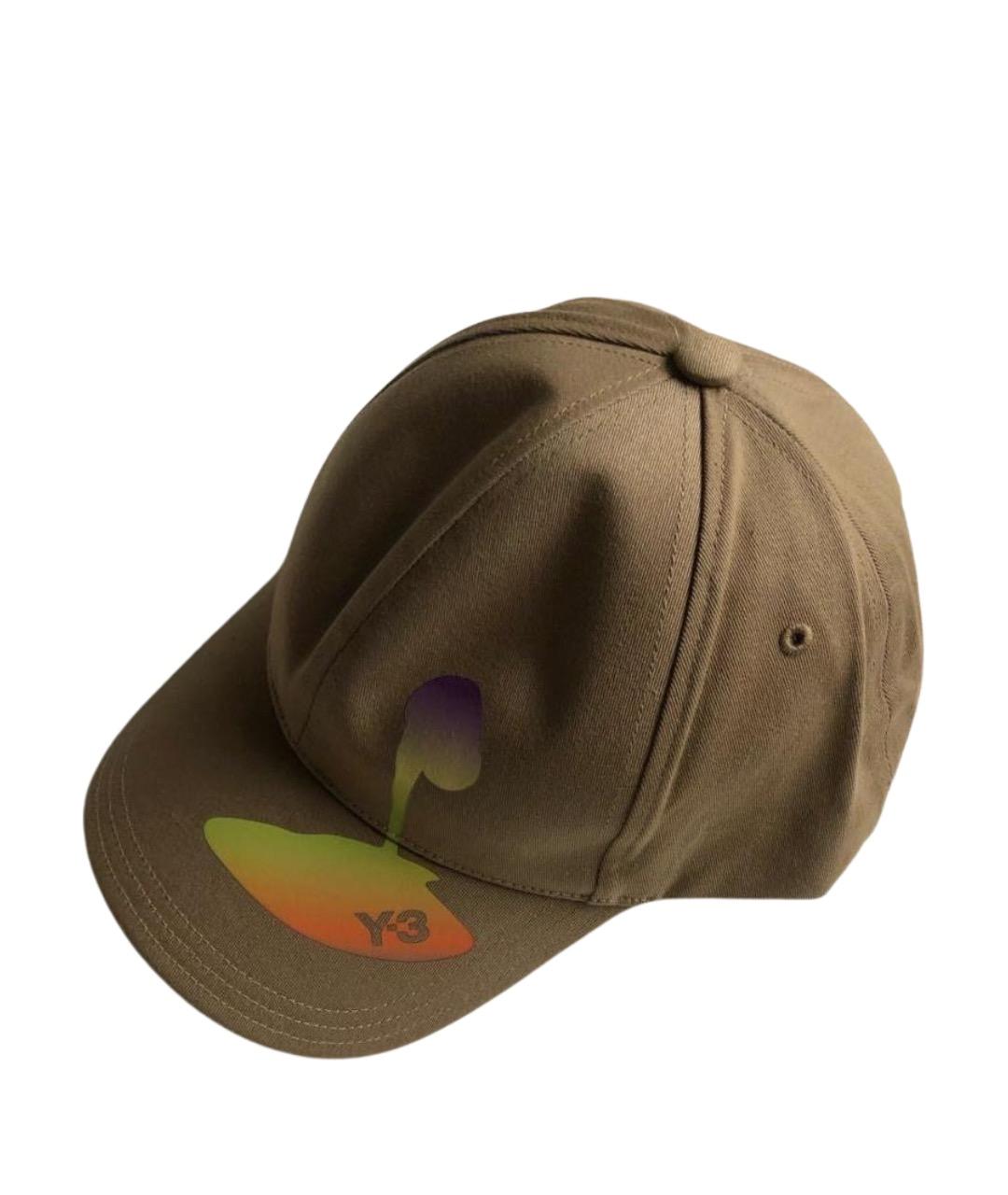Y-3 Бежевая хлопковая кепка, фото 1