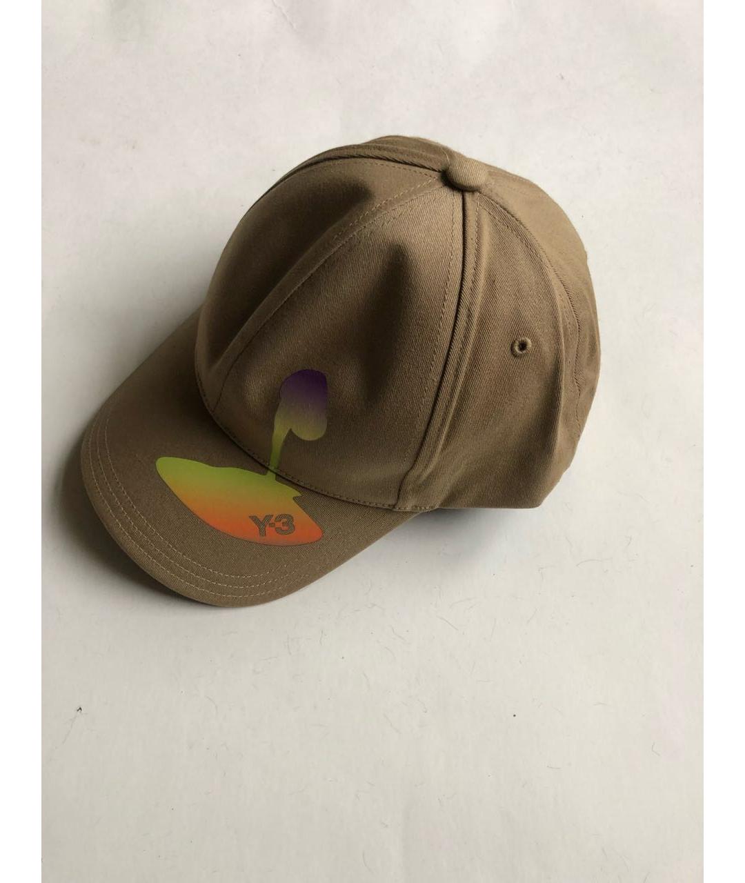 Y-3 Бежевая хлопковая кепка, фото 4