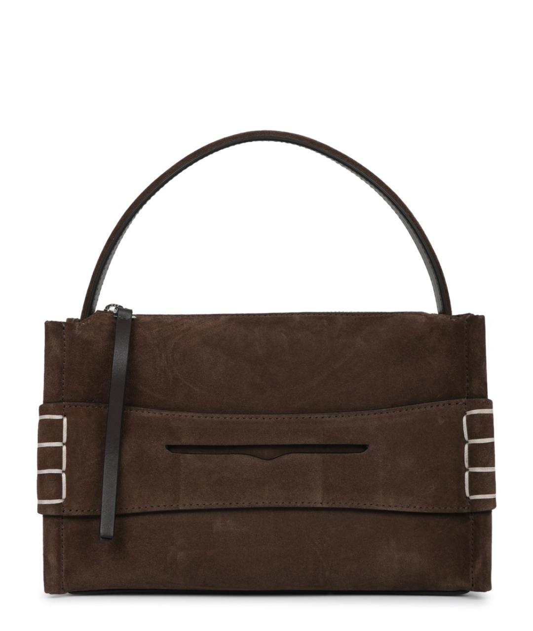 J.W.ANDERSON Коричневая замшевая сумка через плечо, фото 1