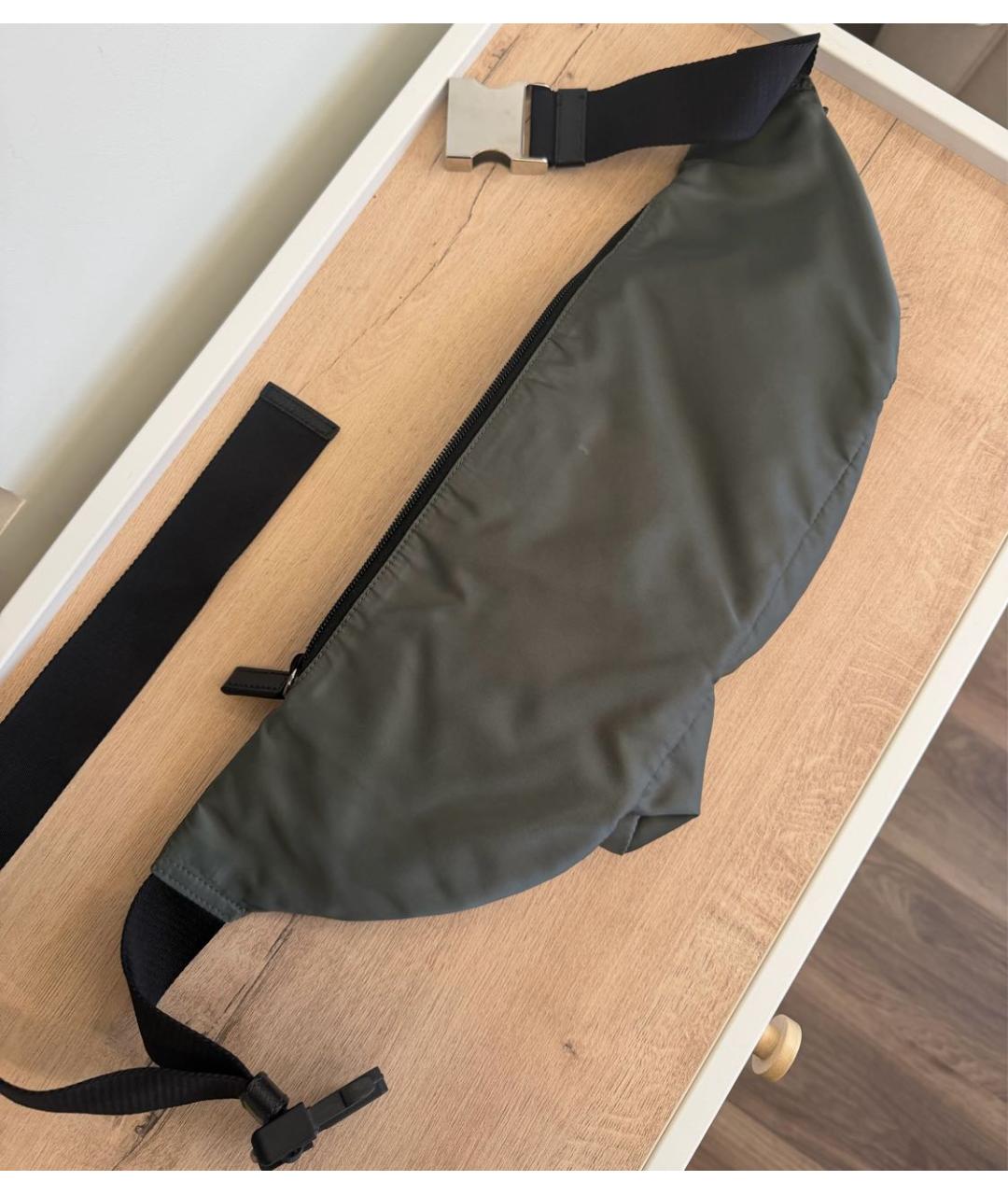 PRADA Хаки поясная сумка, фото 3