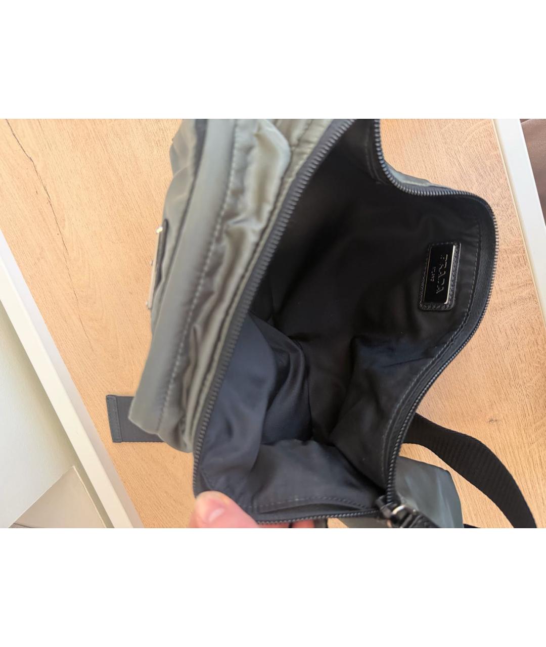 PRADA Хаки поясная сумка, фото 4