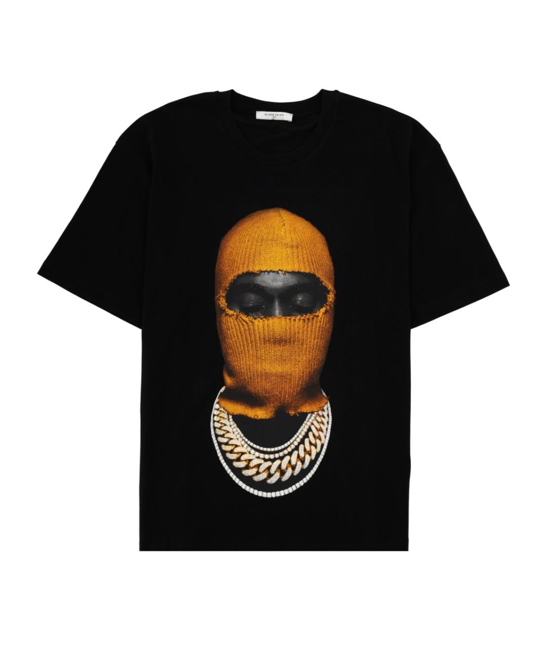 IH NOM UH NIT Черная хлопковая футболка, фото 1