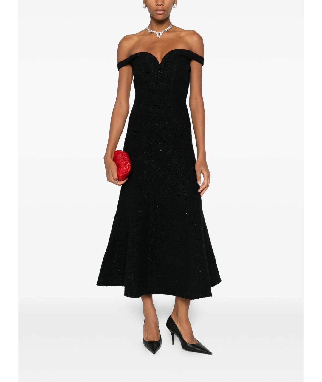 SELF-PORTRAIT Черное вечернее платье, фото 3