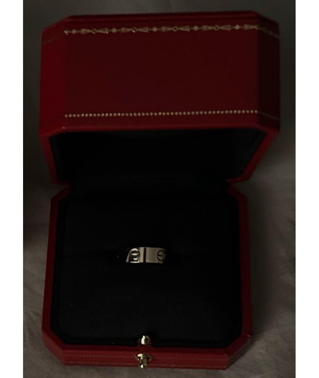 CARTIER Серебряное кольцо из белого золота, фото 3