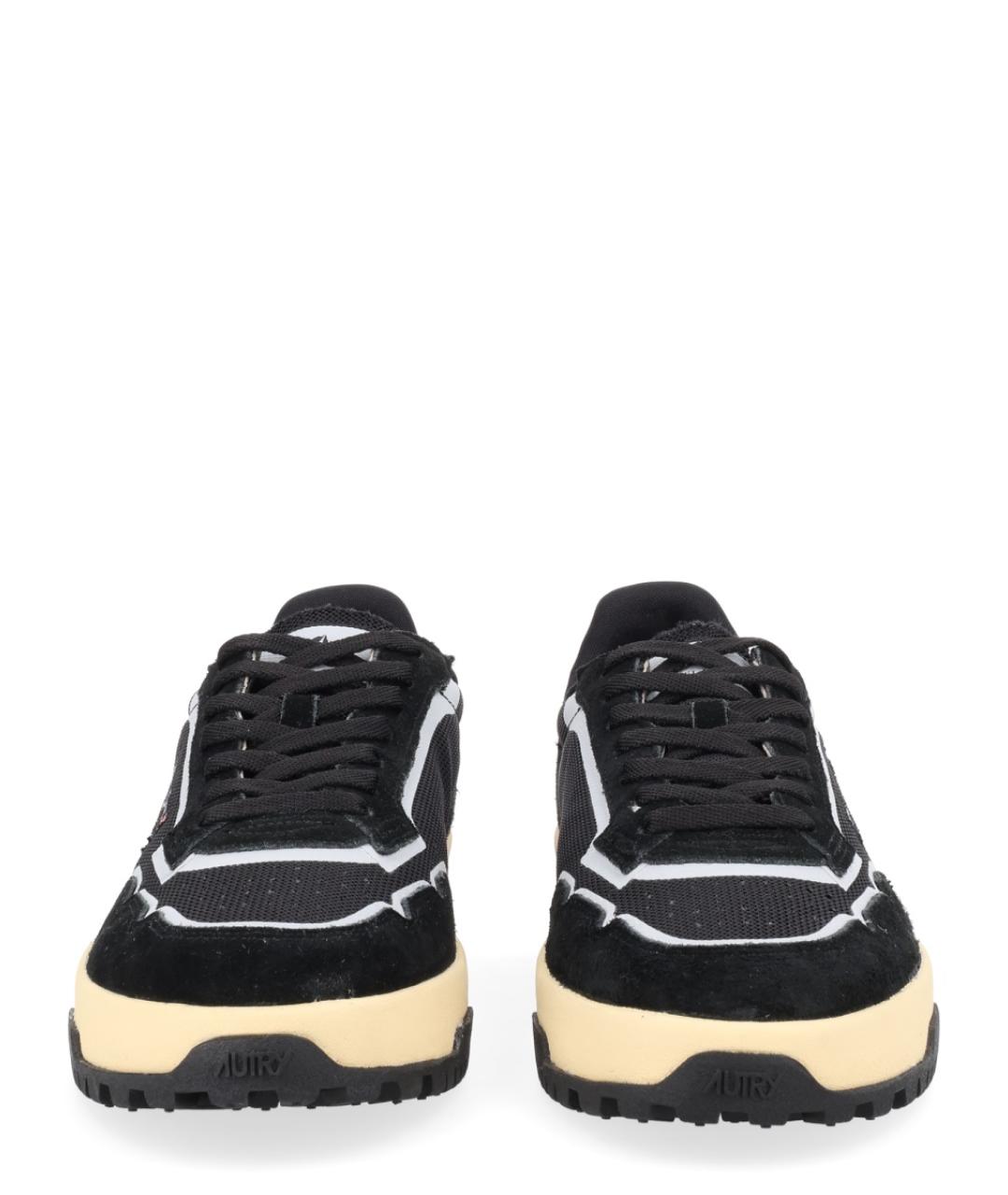 AUTRY Черные замшевые низкие кроссовки / кеды, фото 3