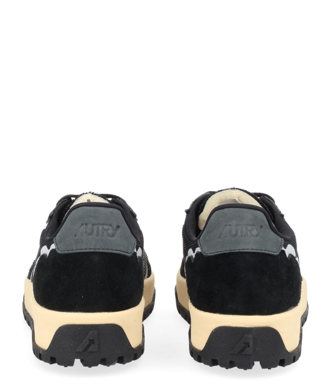 AUTRY Черные замшевые низкие кроссовки / кеды, фото 4