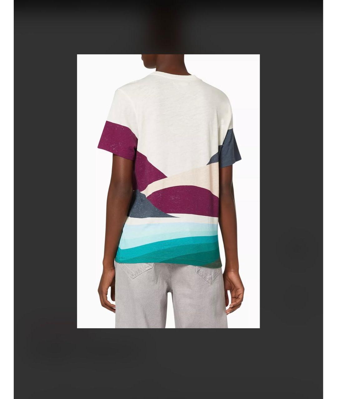 ISABEL MARANT Мульти хлопковая футболка, фото 4