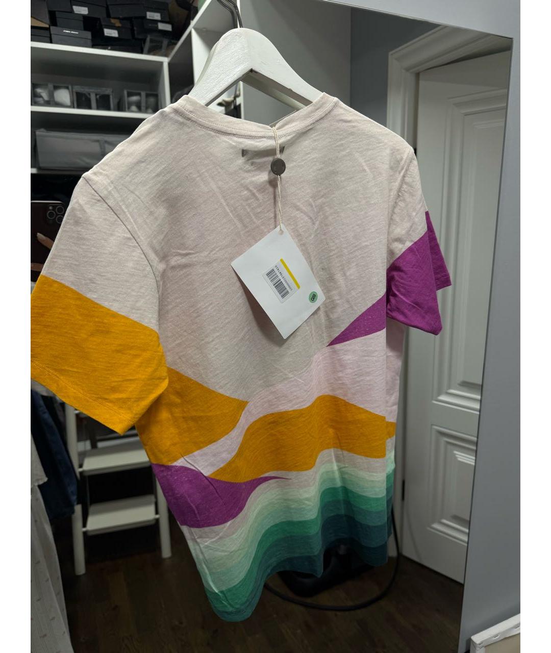 ISABEL MARANT Мульти хлопковая футболка, фото 5