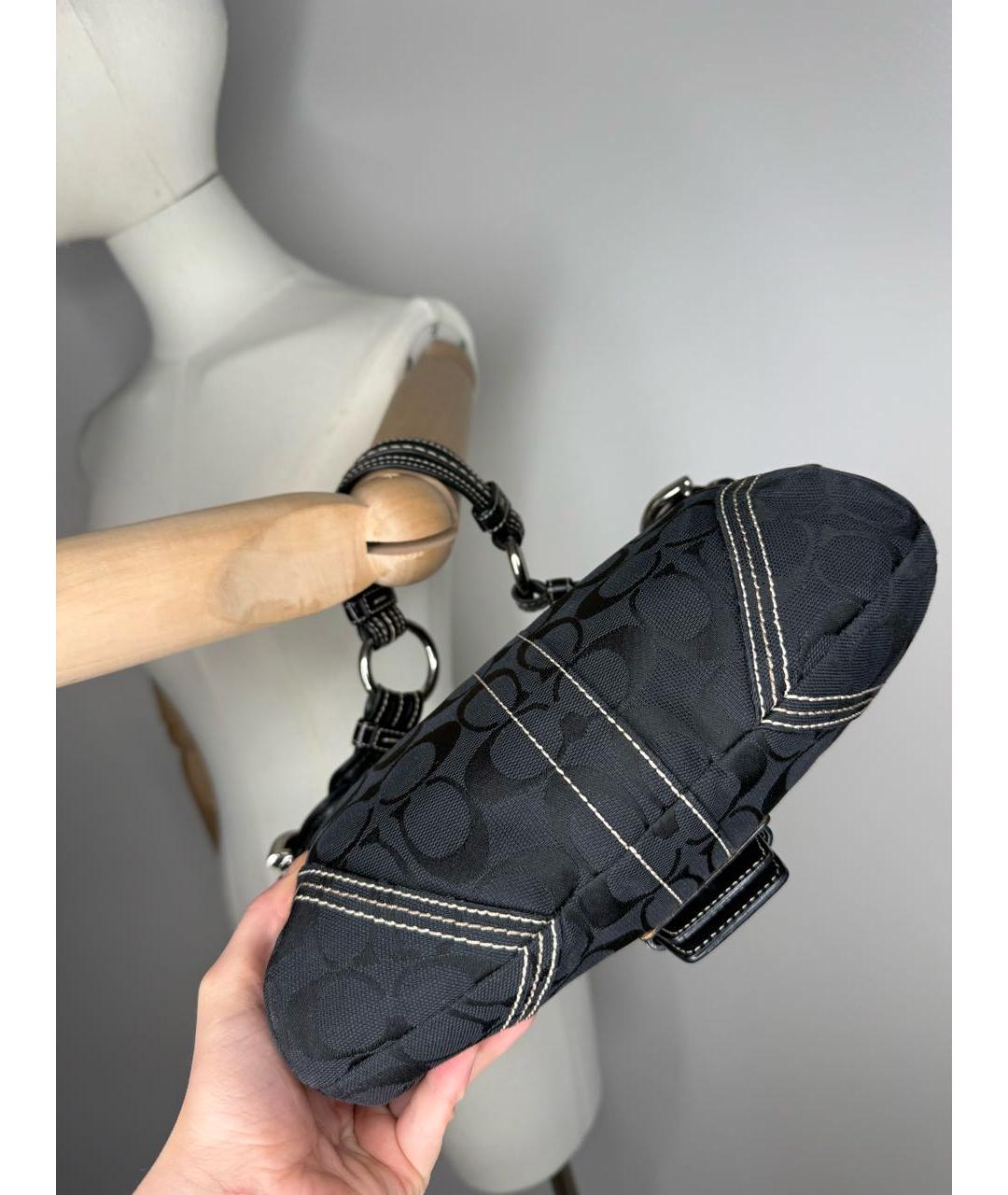 COACH Черная сумка через плечо, фото 6