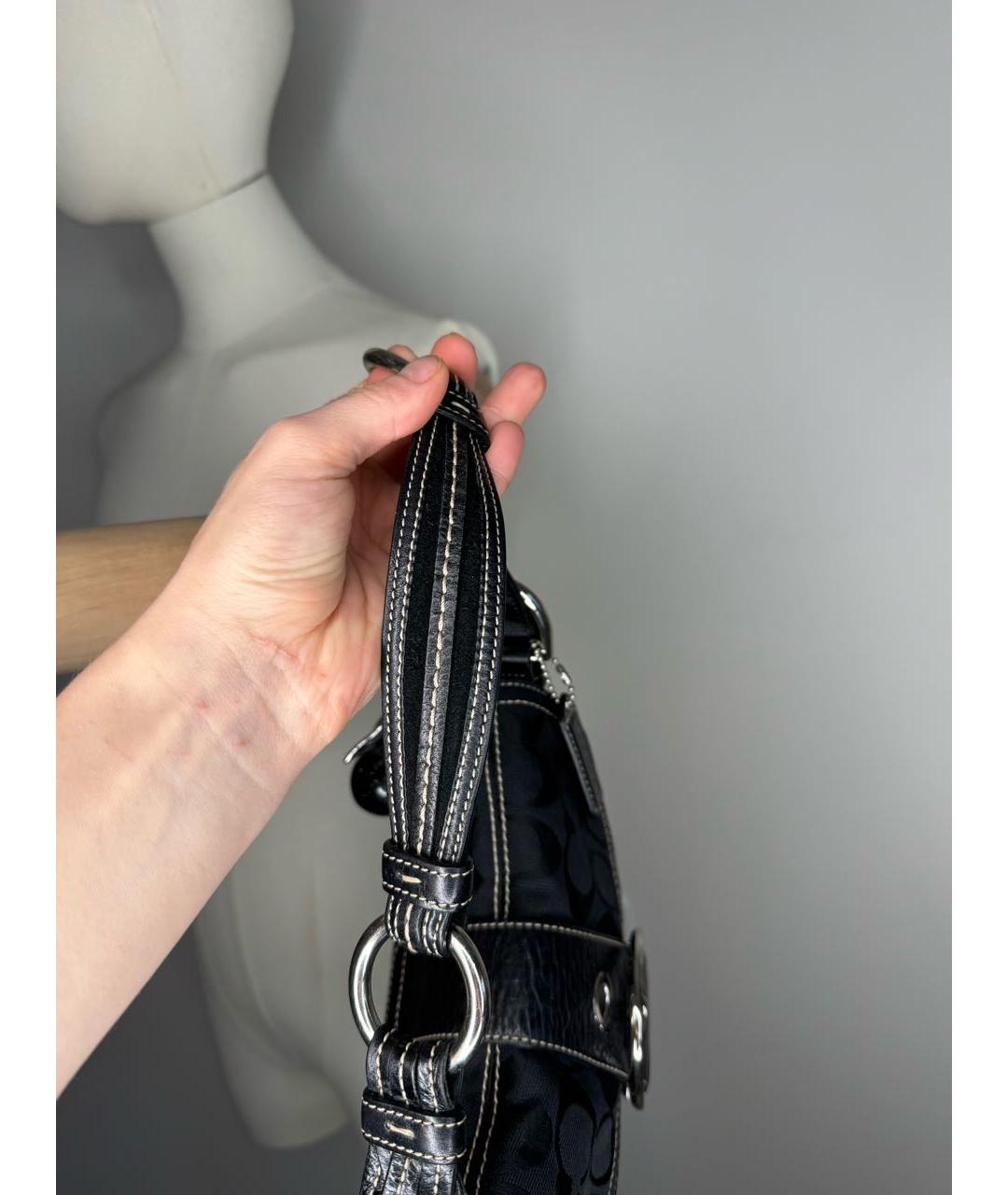 COACH Черная сумка через плечо, фото 8