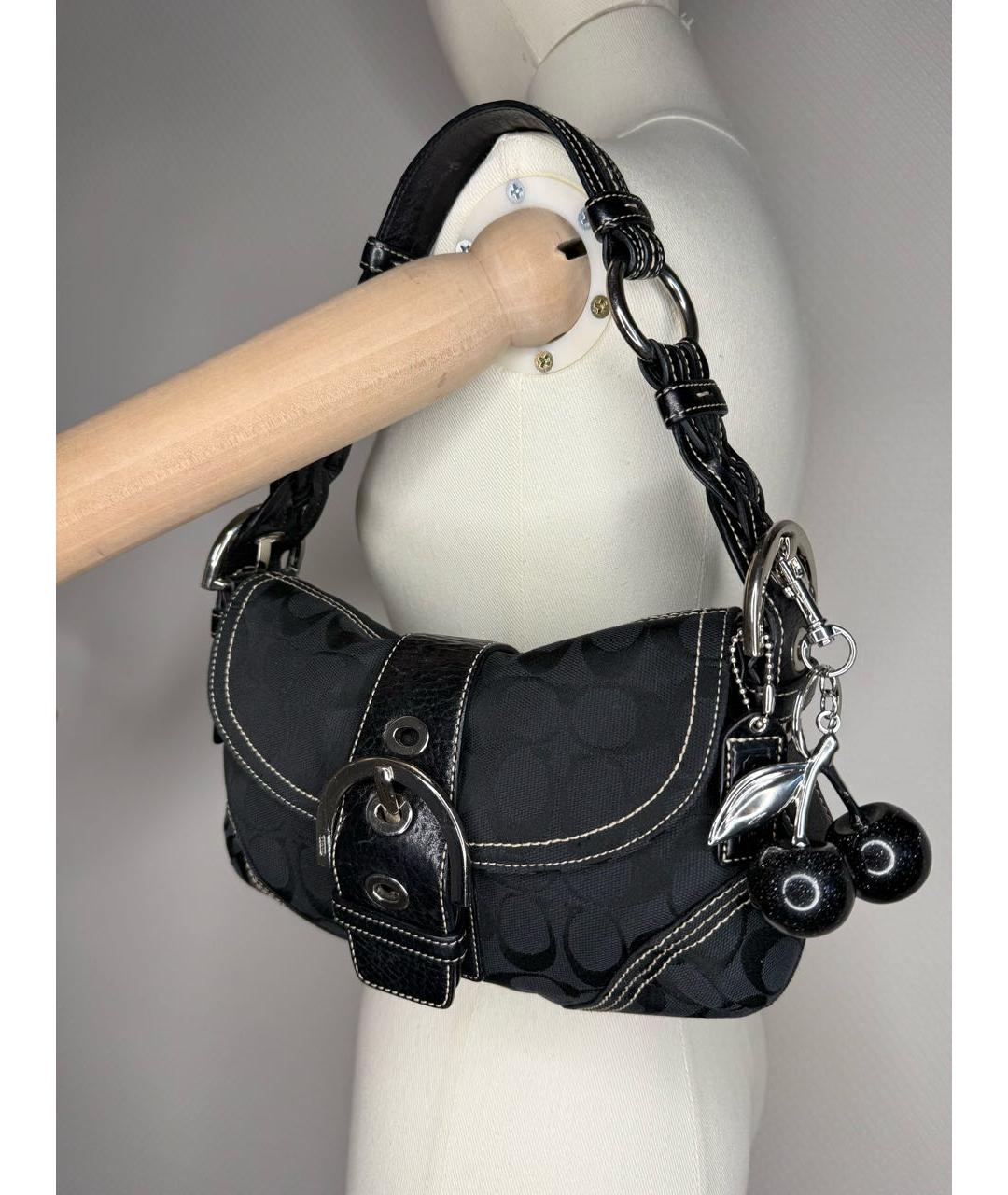 COACH Черная сумка через плечо, фото 4