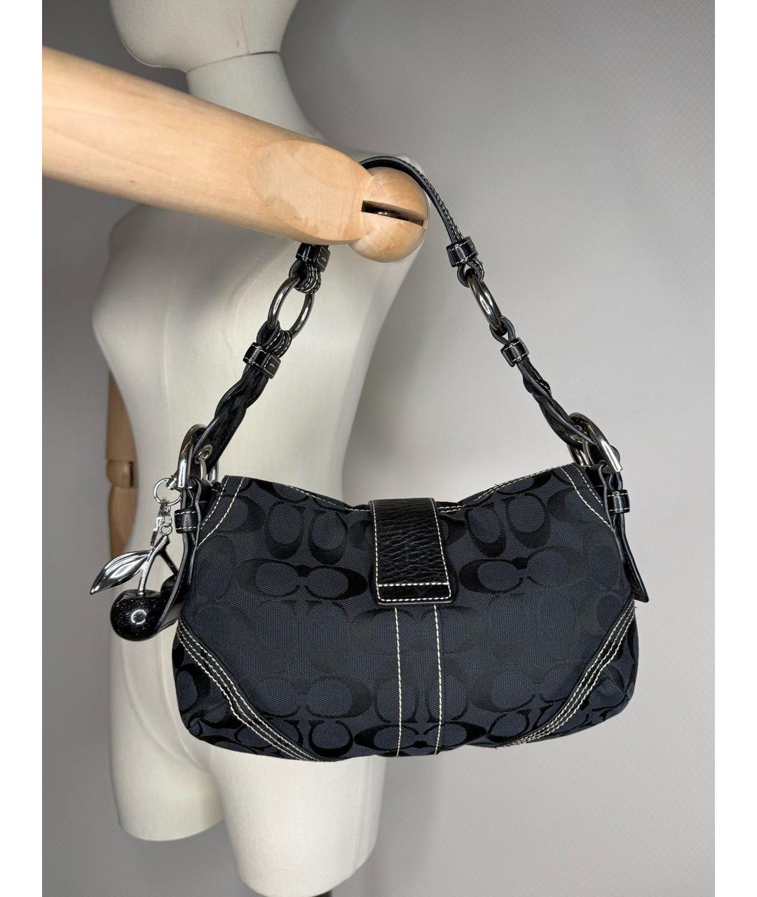 COACH Черная сумка через плечо, фото 7