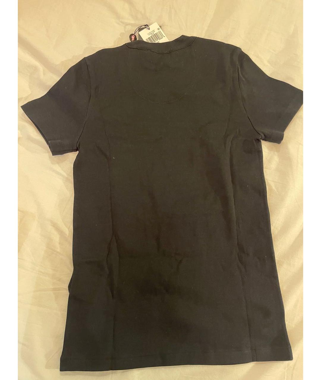 RALPH LAUREN Черная хлопковая футболка, фото 2