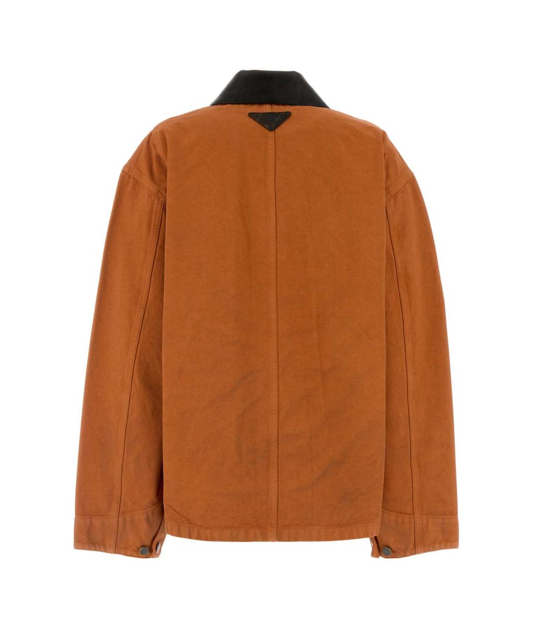 PRADA Оранжевая хлопковая куртка, фото 2