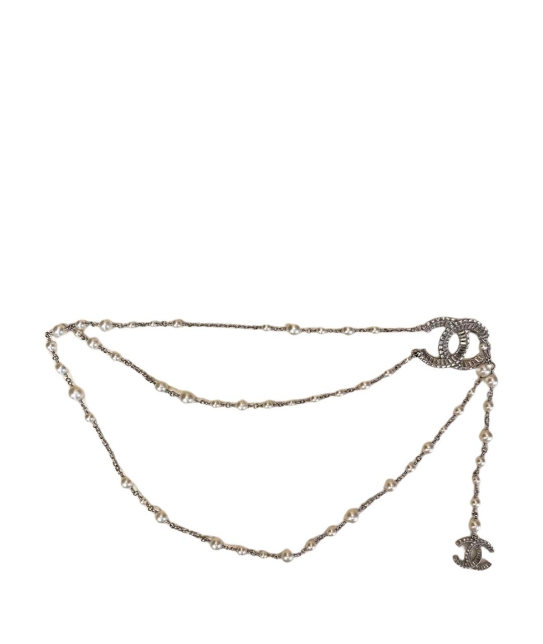 CHANEL Серебрянный ремень, фото 1
