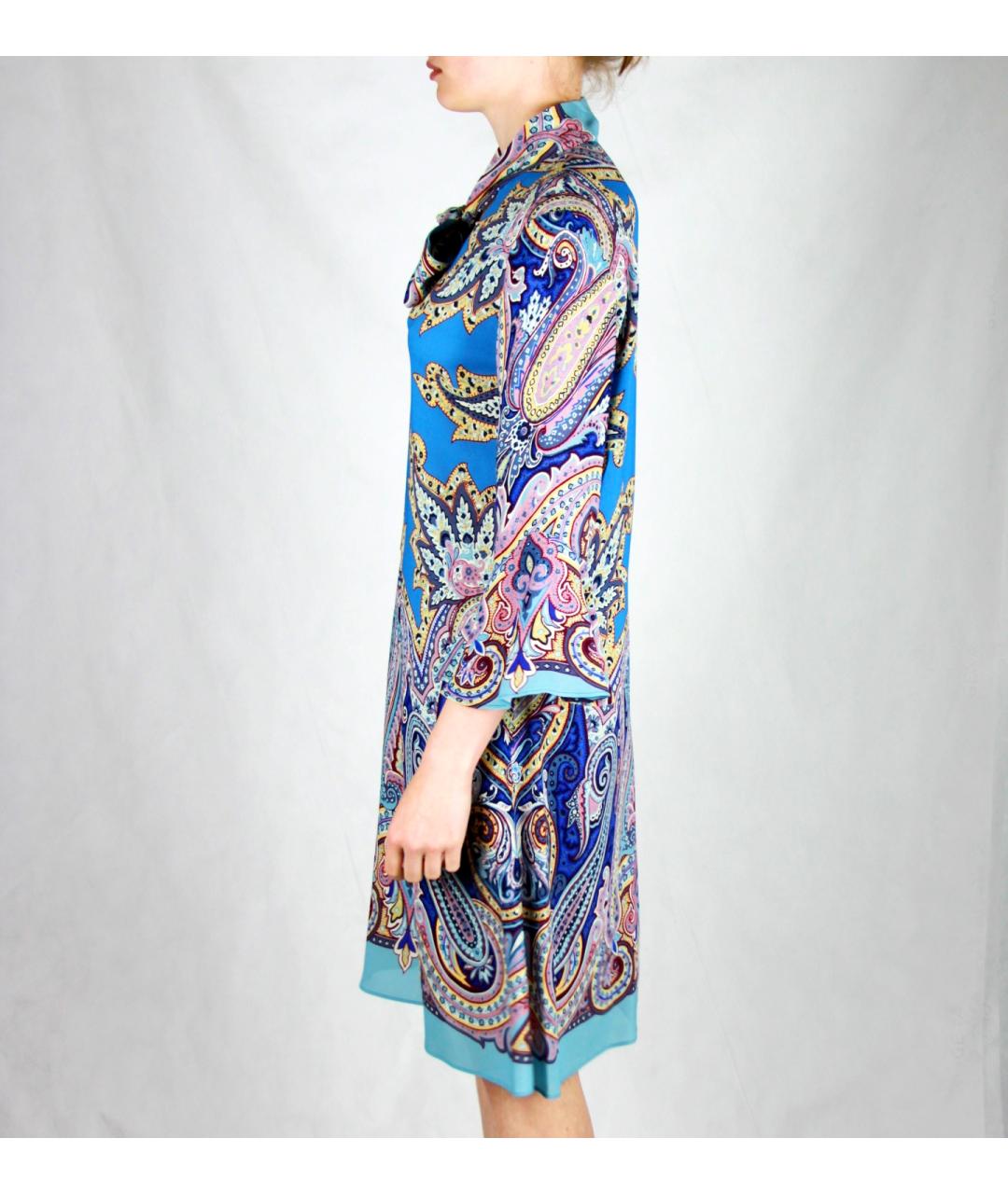 ETRO Мульти вискозное повседневное платье, фото 3