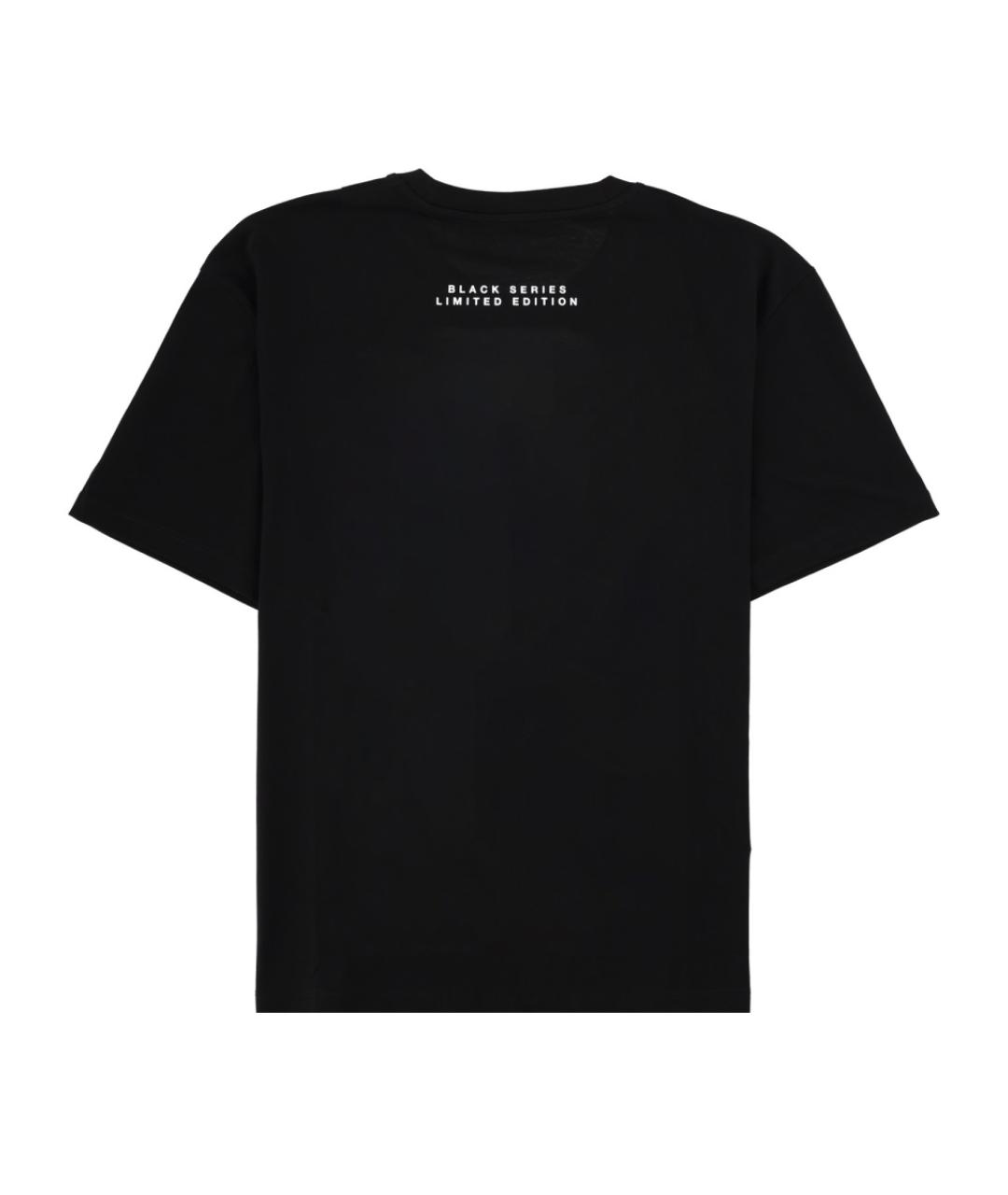 IH NOM UH NIT Черная хлопковая футболка, фото 2