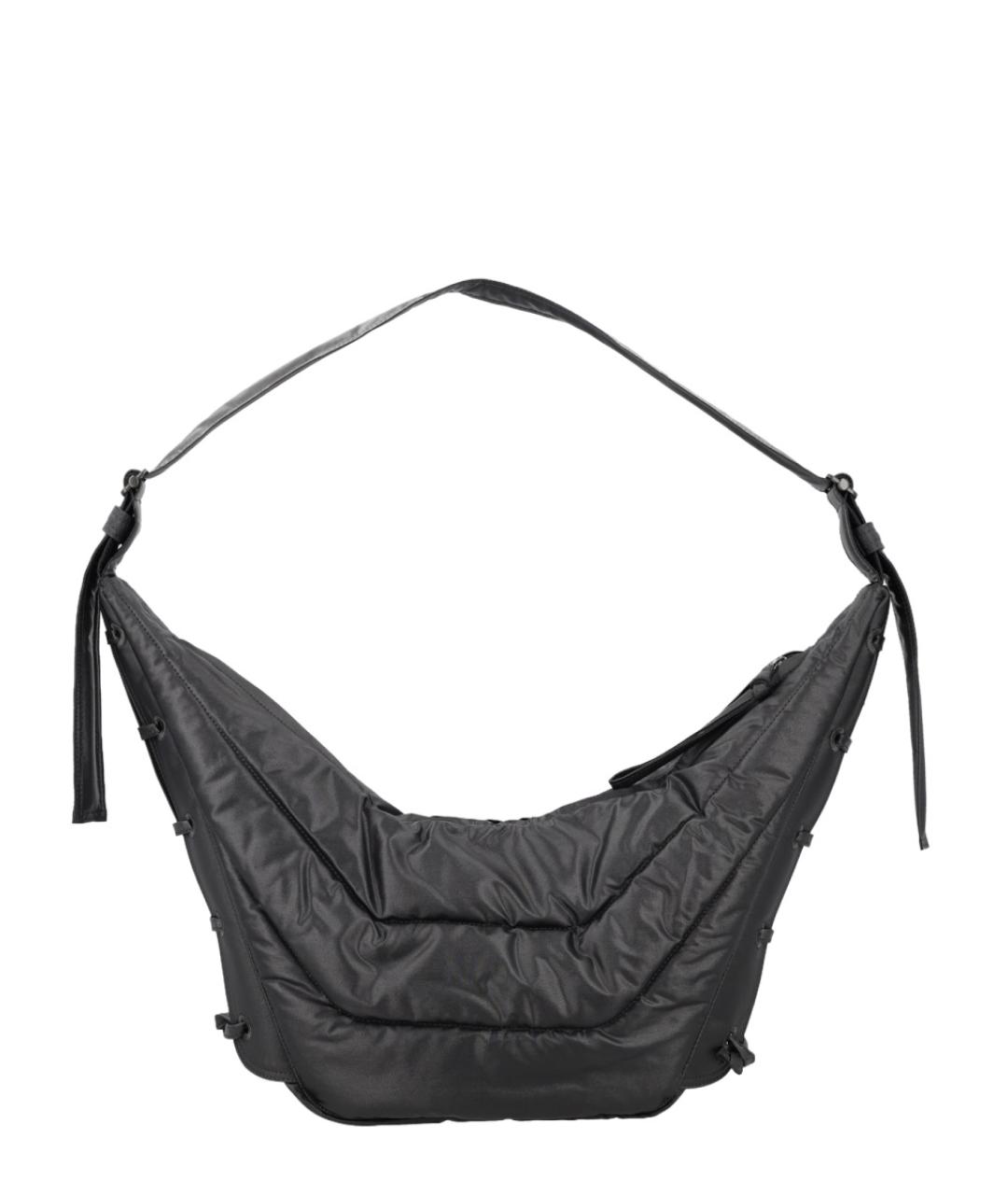 LEMAIRE Черная хлопковая сумка через плечо, фото 3