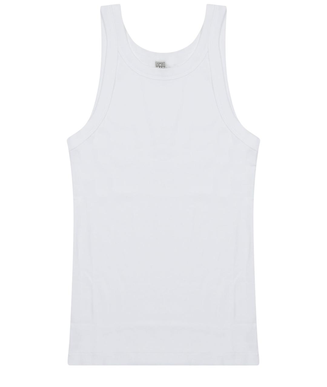 TOTEME Белая хлопковая майка, фото 1