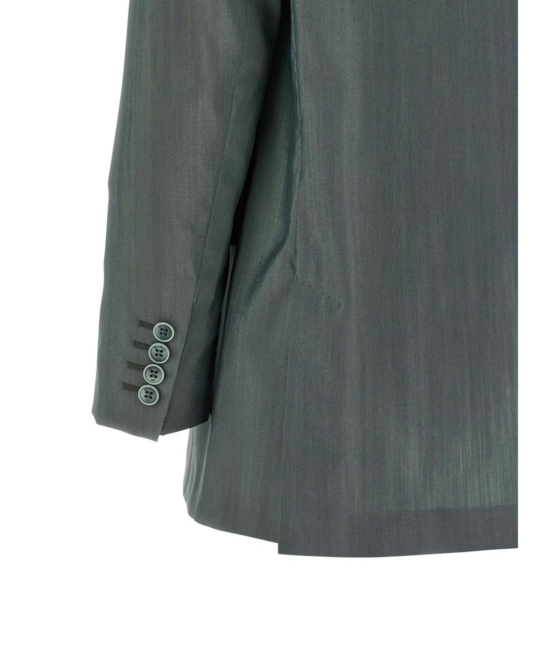 MAX MARA Зеленый шерстяной жакет/пиджак, фото 4