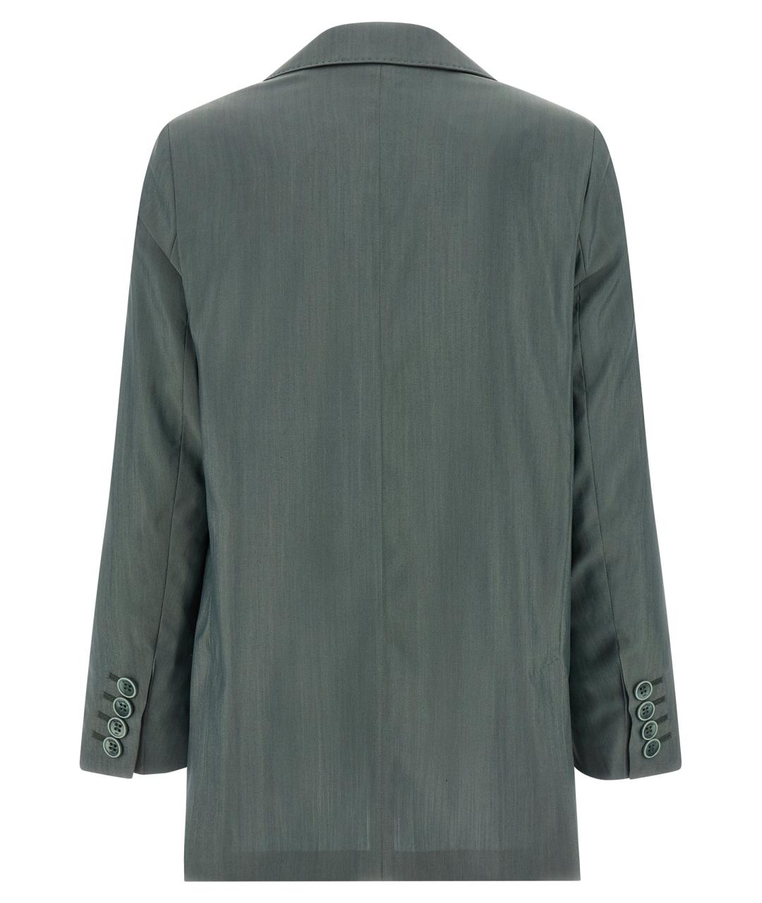 MAX MARA Зеленый шерстяной жакет/пиджак, фото 2