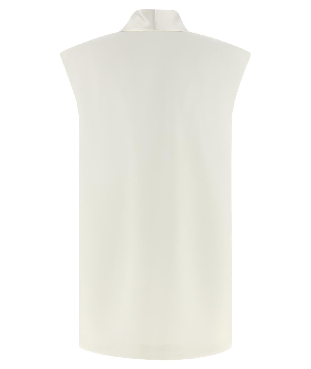 DI.LA3 PARI' Белый вискозный жилет, фото 2