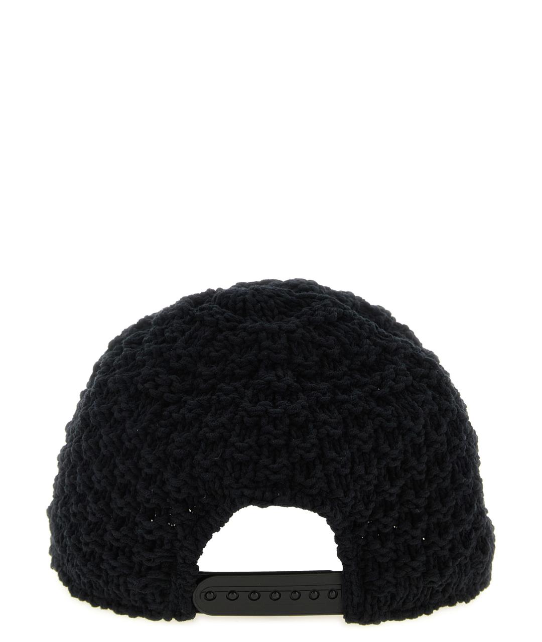 MAISON MIHARA YASUHIRO Черная хлопковая кепка/бейсболка, фото 3