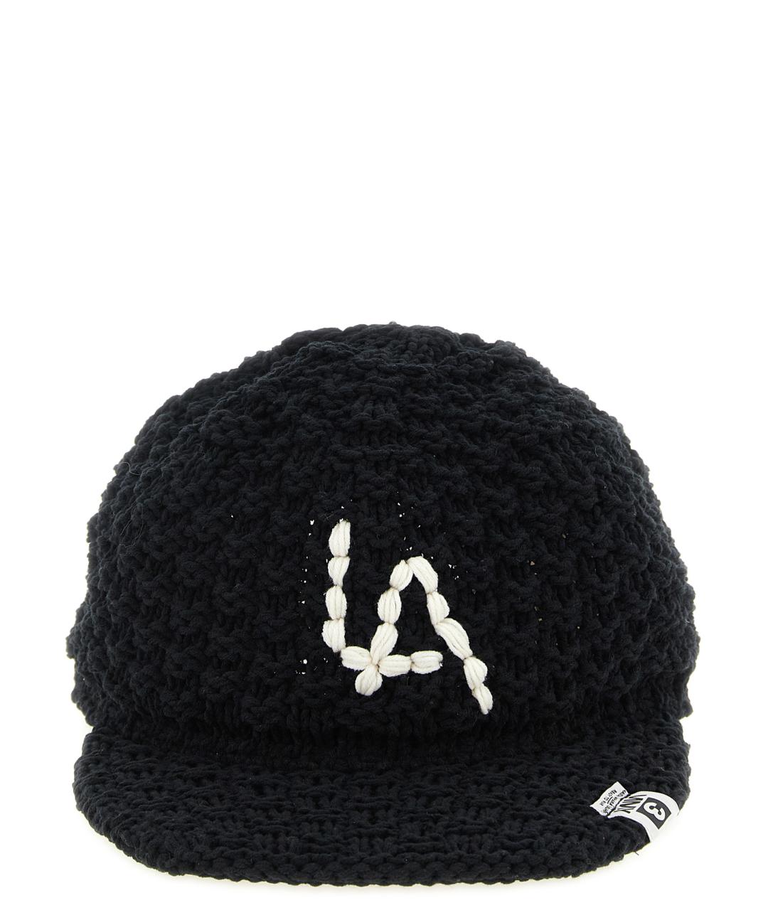 MAISON MIHARA YASUHIRO Черная хлопковая кепка/бейсболка, фото 1