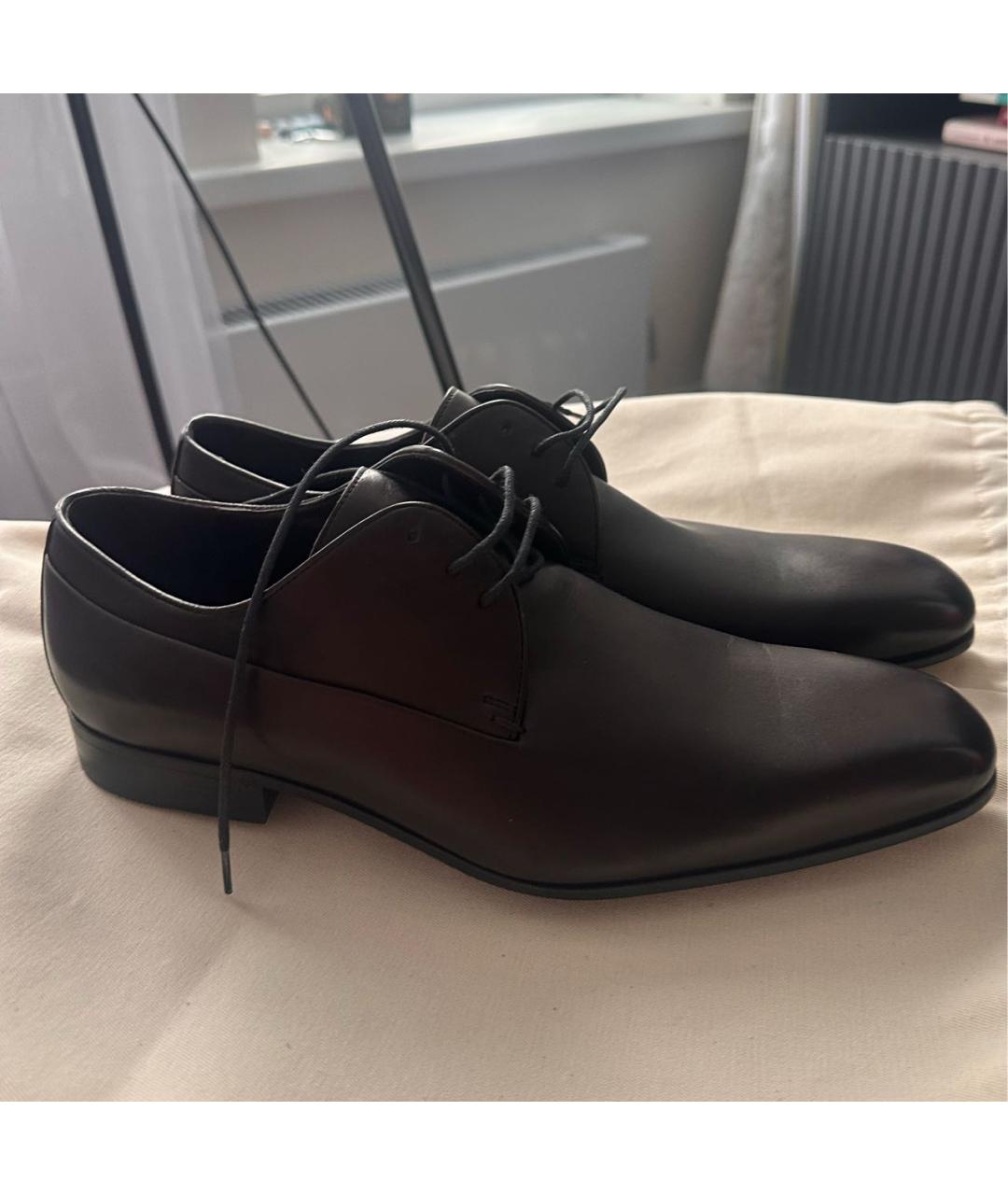 GUCCI Коричневые кожаные туфли, фото 6