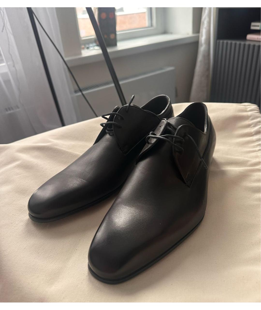 GUCCI Коричневые кожаные туфли, фото 2