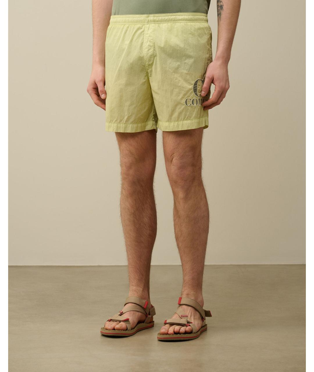 CP COMPANY Желтые шорты, фото 2