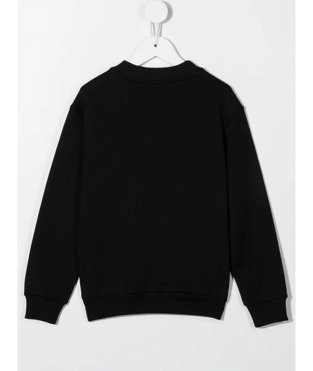 DOLCE&GABBANA Черный хлопковый джемпер / свитер, фото 2