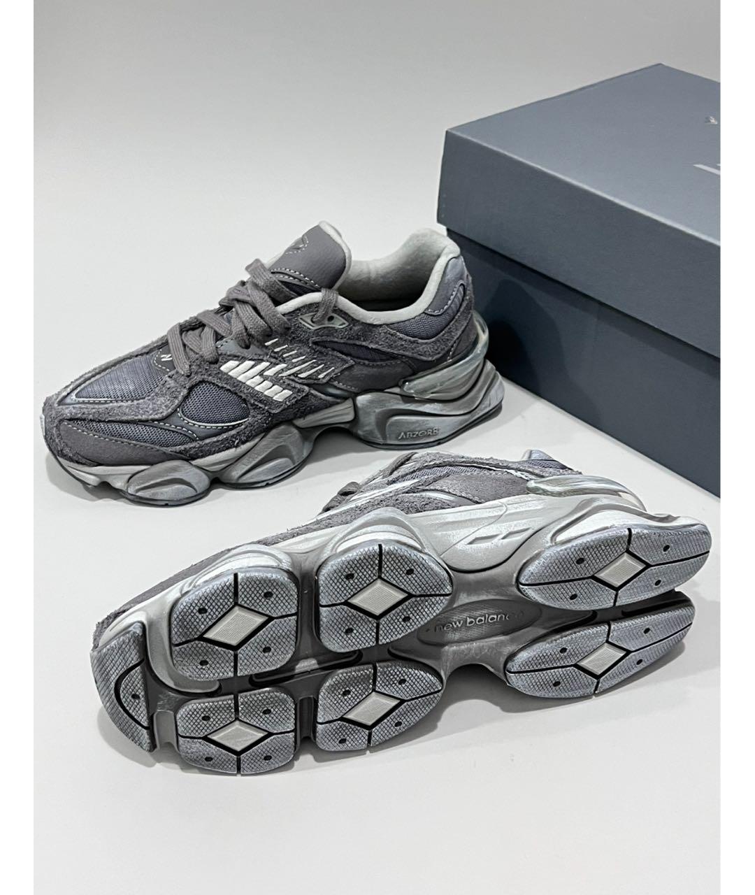 NEW BALANCE Антрацитовые текстильные кроссовки, фото 4