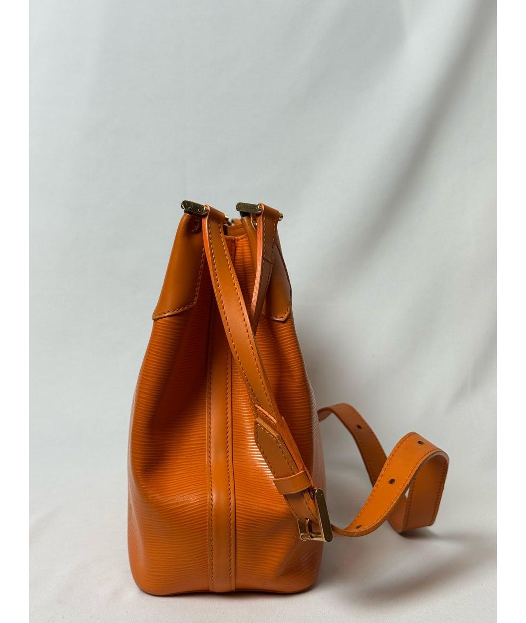 LOUIS VUITTON Оранжевая кожаная сумка через плечо, фото 4