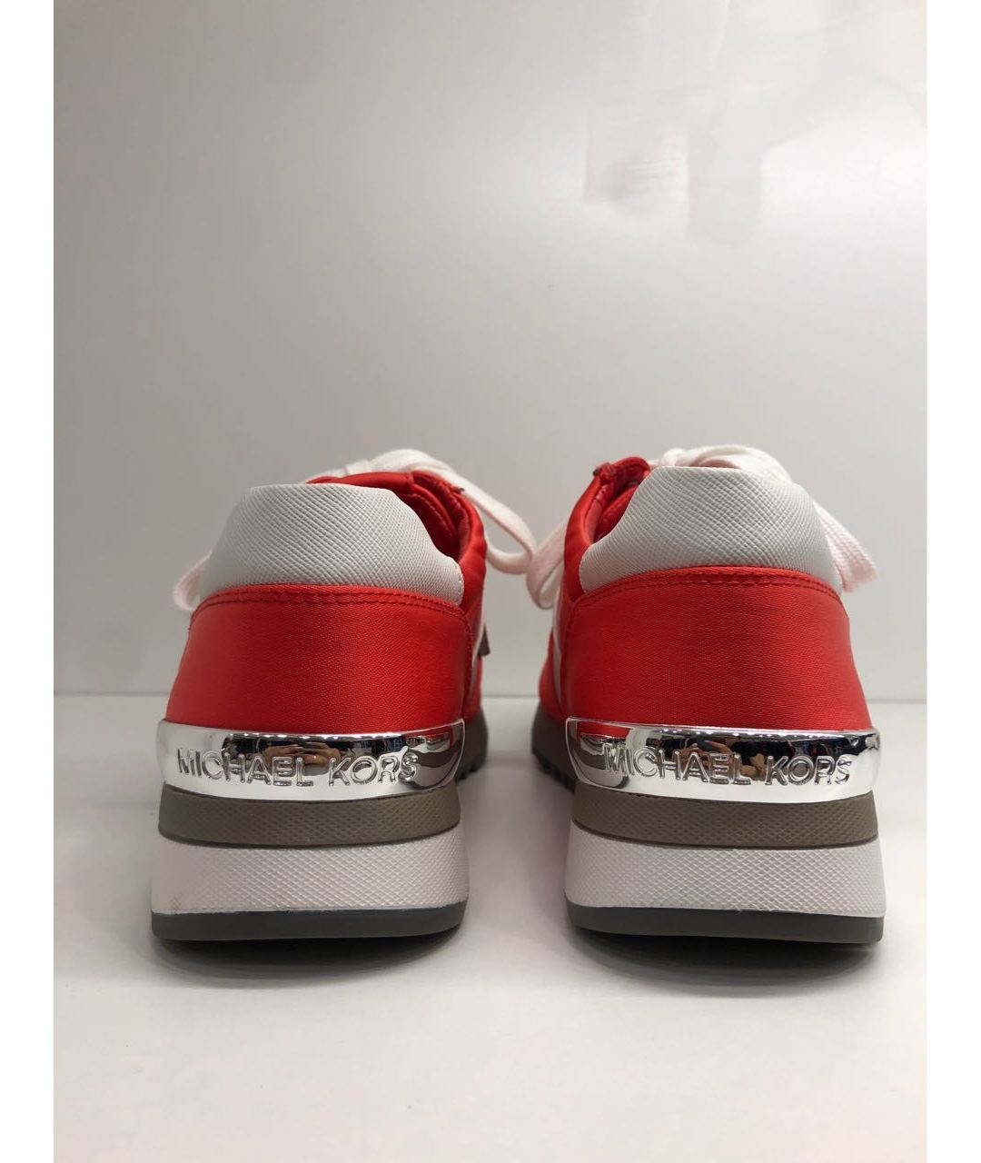 MICHAEL KORS Красные текстильные кроссовки, фото 4