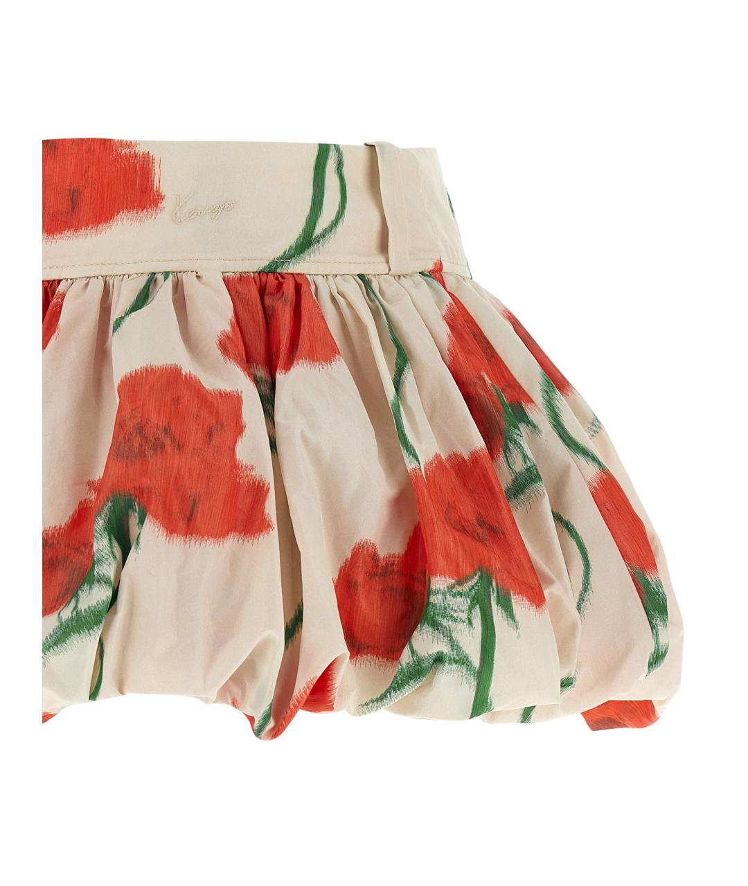 KENZO Мульти полиэстеровая юбка мини, фото 4