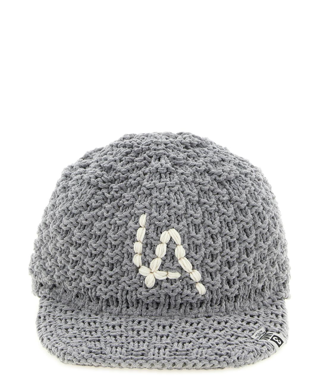 MAISON MIHARA YASUHIRO Серая хлопковая кепка/бейсболка, фото 1