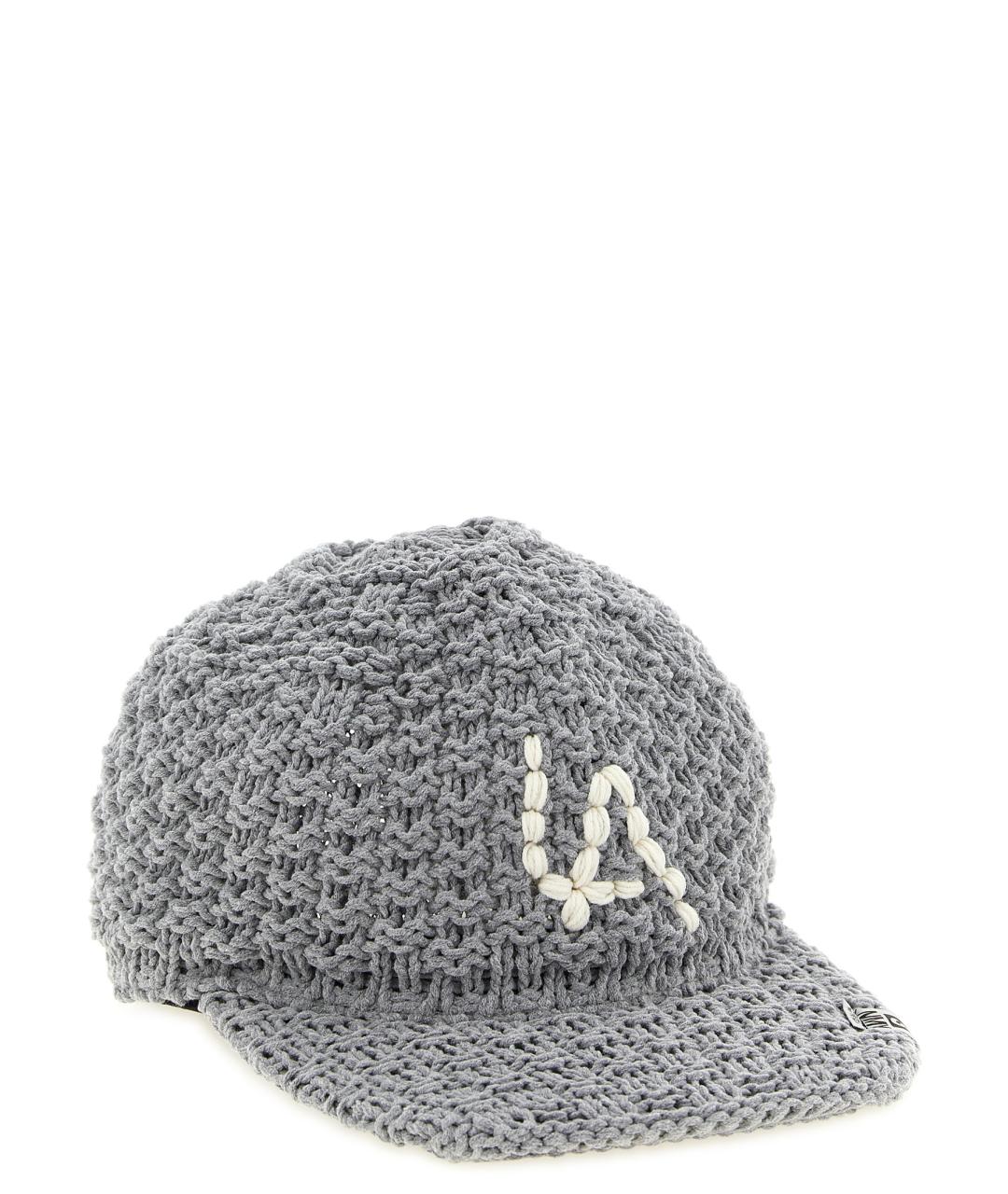 MAISON MIHARA YASUHIRO Серая хлопковая кепка/бейсболка, фото 2