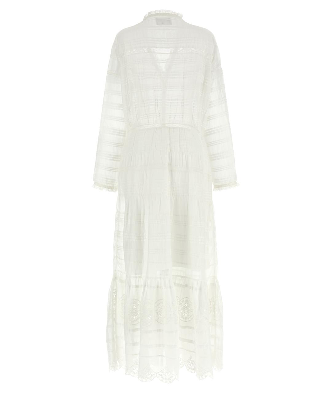 ISABEL MARANT ETOILE Белое хлопковое повседневное платье, фото 2