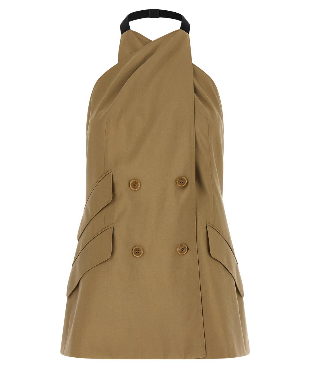 MAX MARA Бежевый шерстяной жакет/пиджак, фото 1