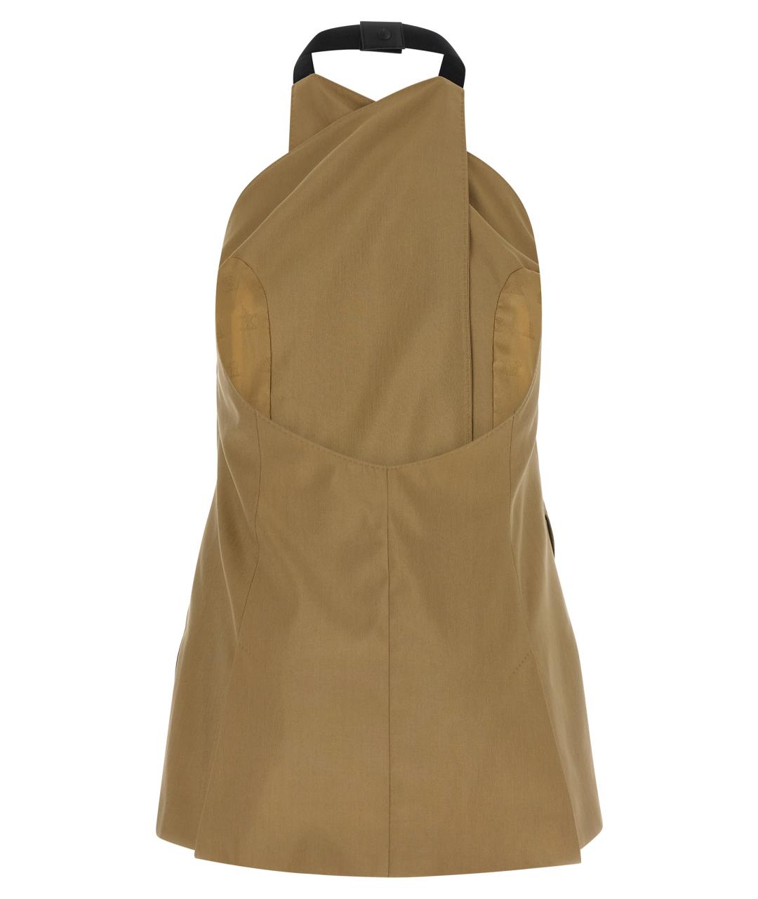 MAX MARA Бежевый шерстяной жакет/пиджак, фото 2