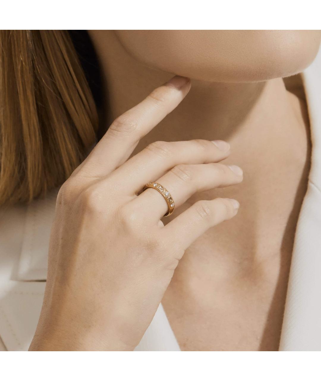 DE BEERS Золотое кольцо из желтого золота, фото 3