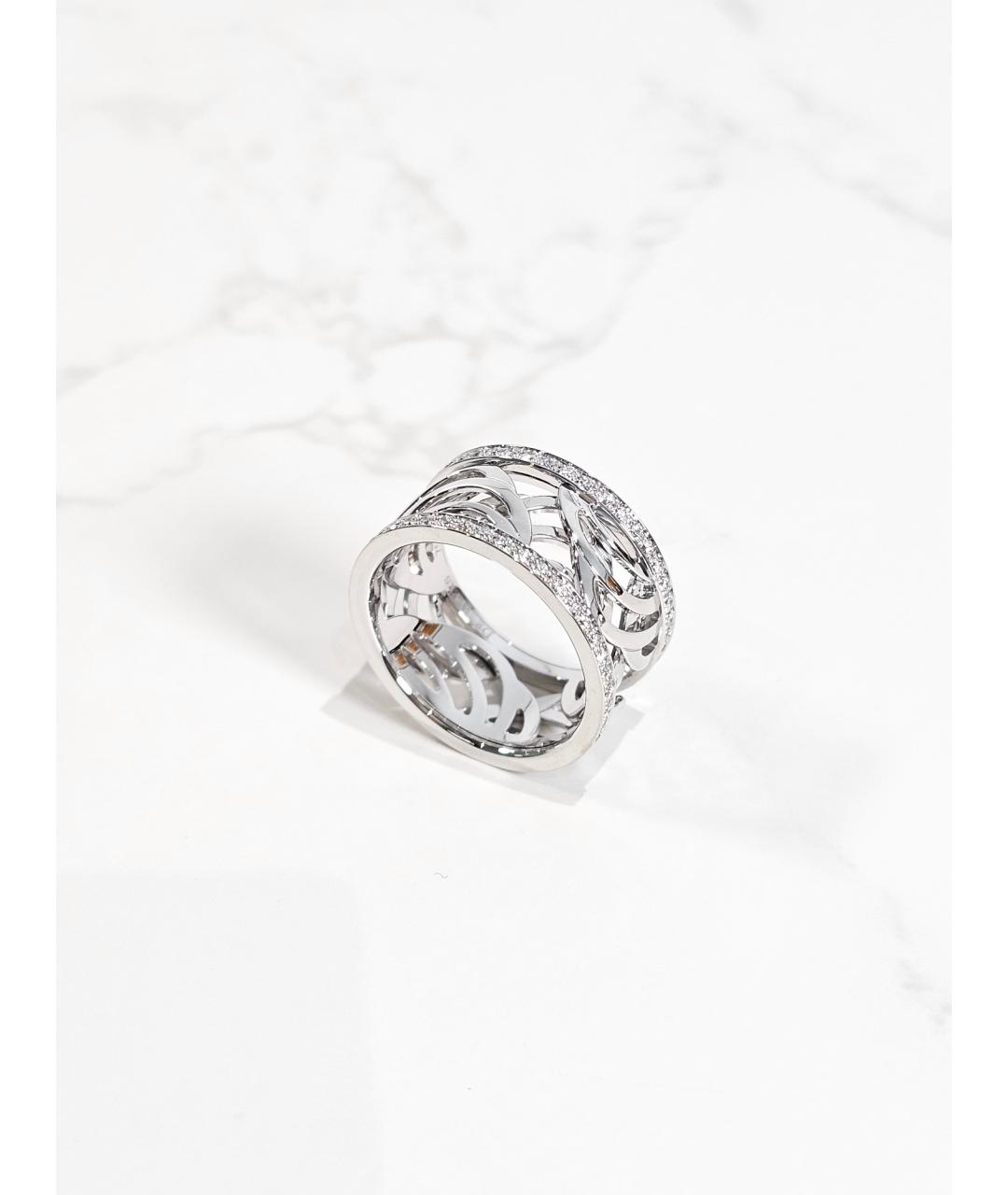 DE BEERS Серебряное кольцо из белого золота, фото 2