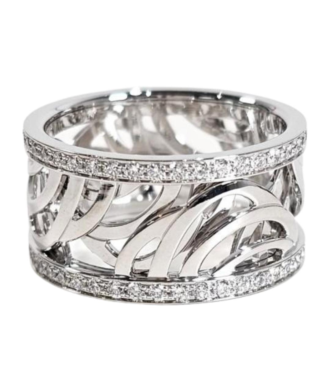 DE BEERS Серебряное кольцо из белого золота, фото 1