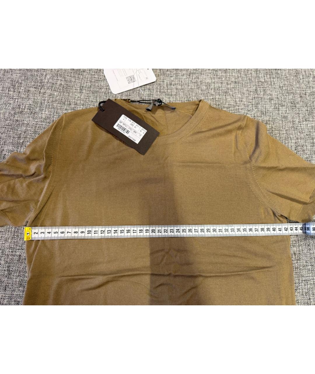 GUCCI Коричневый шерстяной джемпер / свитер, фото 6