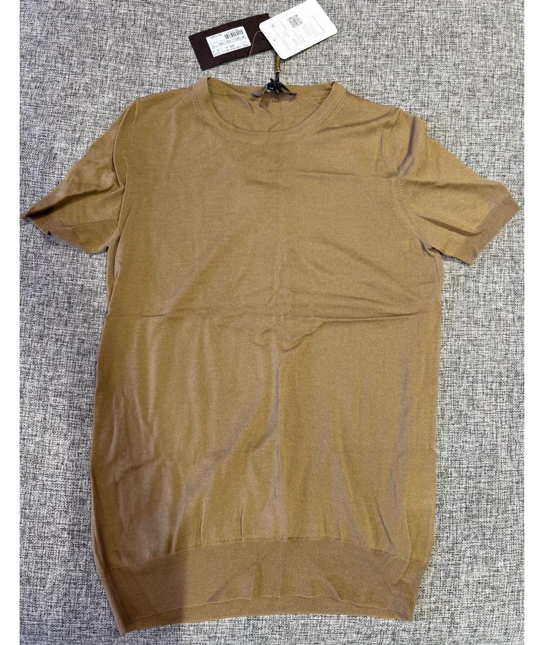 GUCCI Коричневый шерстяной джемпер / свитер, фото 9