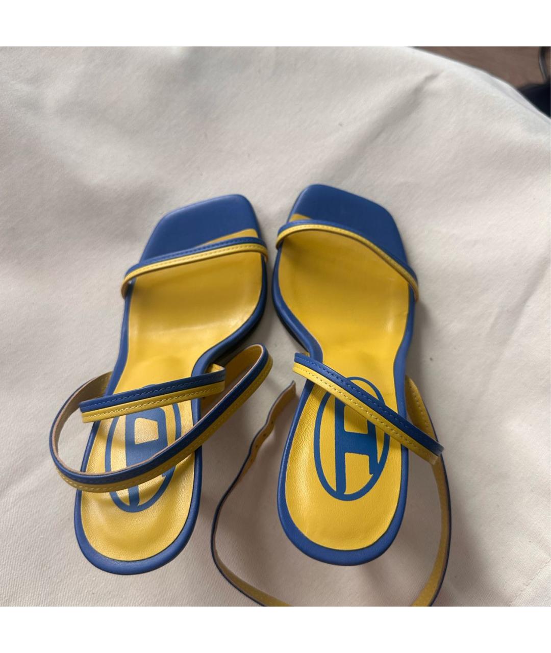 DIESEL Мульти кожаные босоножки, фото 3